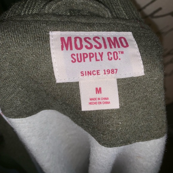 Green Merona Wrap Button Front Fleece Jacket - Picture 5 of 5